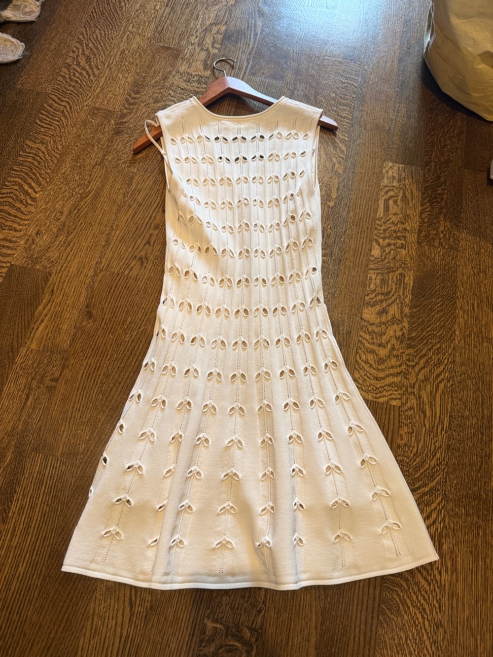 Zimmermann Cream Sleeveless Knit Midi Dress AU 2/ US medium 6-8 - Picture 5 of 7